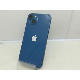 【中古】Apple docomo 【SIMフリー】 iPhone 13 512GB ブルー MLNT3J/A【新橋】保証期間１ヶ月【ランクB】