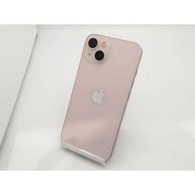 【中古】Apple SoftBank 【SIMフリー】 iPhone 13 256GB ピンク MLNK3J/A【広島本通】保証期間１ヶ月【ランクC】