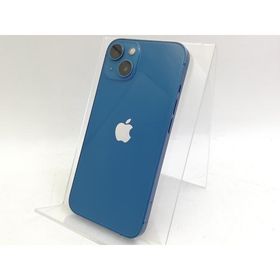 【中古】Apple docomo 【SIMフリー】 iPhone 13 256GB ブルー MLNM3J/A【池袋東口】保証期間１ヶ月【ランクC】