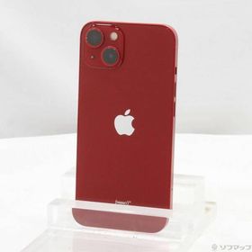 〔中古〕Apple(アップル) iPhone13 256GB プロダクトレッド MLNL3J／A SIMフリー 〔ネットワーク利用制限▲〕〔247-ud〕