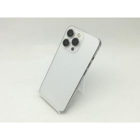 【中古】Apple docomo 【SIMフリー】 iPhone 13 Pro 128GB シルバー MLUF3J/A【広島】保証期間１ヶ月【ランクC】