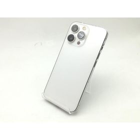 【中古】Apple docomo 【SIMフリー】 iPhone 13 Pro 128GB シルバー MLUF3J/A【広島】保証期間１ヶ月【ランクC】