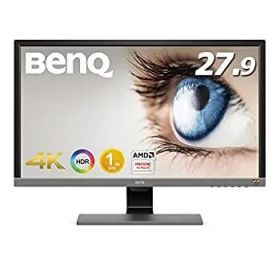 【中古】「非常に良い」BenQ ゲーミングモニター ディスプレイ EL2870U 27.9インチ/4K/HDR/TN/1ms/FreeSync対応/HDMI×2/DP1.4/スピーカー/アイケア機能B.I.+