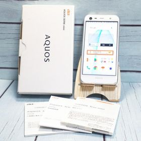 au AQUOS SERIE mini SHV38 ホワイト 本体 白ロム SIMロック解除済み SIMフリー ほぼ新品 S825308