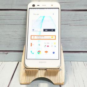 au AQUOS SERIE mini SHV38 ホワイト 本体 白ロム SIMロック解除済み SIMフリー B246821