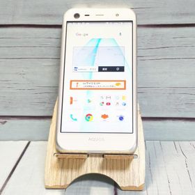 au AQUOS SERIE mini SHV38 ホワイト 本体 白ロム SIMロック解除済み SIMフリー B272199
