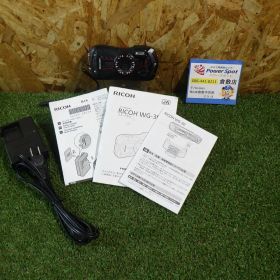 RICOH 防水デジタルカメラ RICOH WG-30 エボニーブラック 防水12m耐ショック1.5m耐寒-10度 RICOH WG-30 BK 04591 充電器要写真！ 中古品