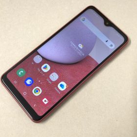 【中古B】SIMフリー AU Galaxy A23 5G SCG18 レッド 4GB+64GB