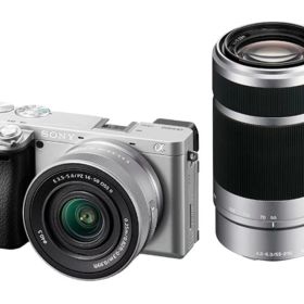 【新品/取寄品】SONY α6400 ILCE-6400X ダブルズームレンズキット シルバー ソニー 小型・軽量 ミラーレス一眼カメラ