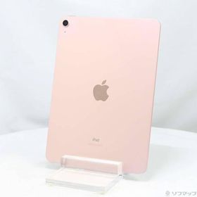 〔中古〕Apple(アップル) iPad Air 第4世代 64GB ローズゴールド MYFP2J／A Wi-Fi〔295-ud〕