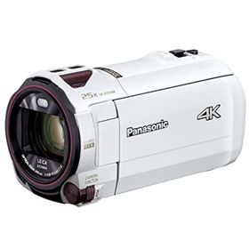 【中古】パナソニック 4K ビデオカメラ 64GB 光学20倍ズーム ピュアホワイト HC-VX992MS-W(ビデオカメラ)