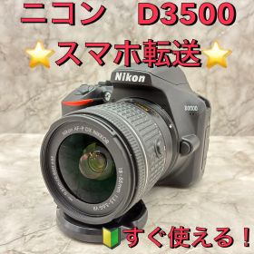 ⭐️スマホ転送⭐️Nikon D3500 初心者/本格撮影/動画！Bluetooth