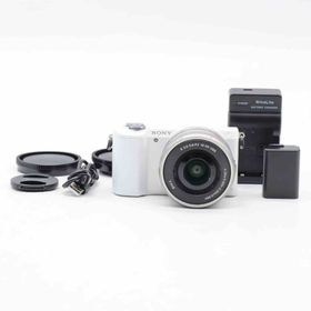 ソニー(SONY)のSony α5000 ホワイト ILCE-5000 + 16-50mm #801(ミラーレス一眼)