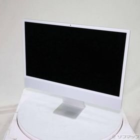 〔中古〕Apple(アップル) iMac 24-inch Late-2023 MQR93J／A Apple M3 8コアCPU_8コアGPU 8GB SSD256GB シルバー 〔15.7 Sequoia〕〔198-ud〕