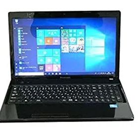 【中古-非常に良い】 ノートパソコン 中古パソコン Lenovo G580 ブラック テンキー ノート 本体 Windows10 レノボ Celeron DVD 4GB 320GB