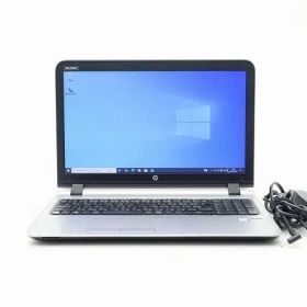 hp ProBook 450 G3 Core i3-6100U 2.3GHz 4GB 256GB(SSD) 15.6インチ非光沢パネル FWXGA 1366x768ドット Windows10 Pro 64bit 小難 中古