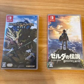 【美品】モンスターハンターライズ & ゼルダの伝説 ブレス オブ ザ ワイルド