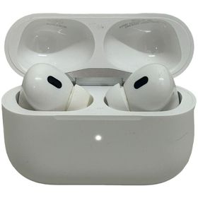 アップル(Apple)のApple AirPods Pro 第2世代 MTJV3J/A A2968 3047 3048 ホワイト 動作確認済 ワイヤレス イヤホン 【中古】 22603R1(ヘッドフォン/イヤフォン)