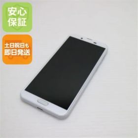 新品同様 SHV43 AQUOS sense2 シルキーホワイト スマホ 本体 白ロム 土日祝発送OK 09000