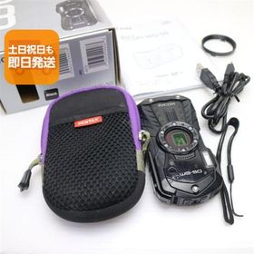 良品中古 RICOH WG-50 ブラック 即日発送 コンデジ RICOH 本体 あすつく 土日祝発送OK