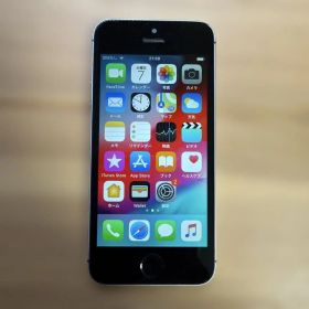 iPhoneSE 16GB スペースグレイMLLN2J/A バッテリー76%