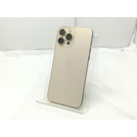 【中古】Apple docomo 【SIMフリー】 iPhone 13 Pro Max 256GB ゴールド MLJA3J/A【川崎】保証期間１ヶ月【ランクC】