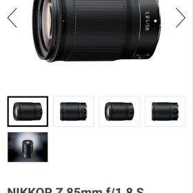 NIKKOR Z 85mm f/1.8 S