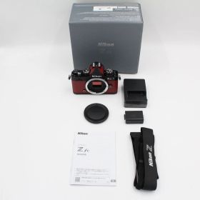 【張替サービス終了品（クリムゾンレッド）】、ショット数4287回。★新品級★ Nikon ニコン Z fc ボディ プレミアムエクステリア張替済み