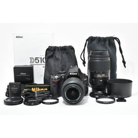 ＜良品＞ Nikon デジタル一眼レフカメラ D5100 ダブルズームキット(デジタル一眼)