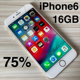 iPhone6 16GB GOLD バッテリー75% Softbank