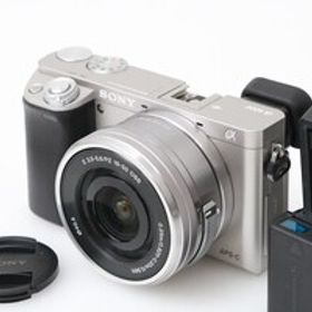 【全額返金保証】並品｜ソニー α6000 パワーズームキット（シルバー） CA01-M6205-2P1B