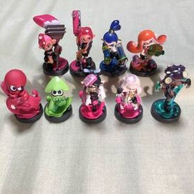 amiibo スプラトゥーン アミーボ 9種 あつ森コラボ splatoon 任天堂 フィギア 美品