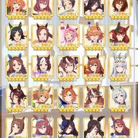 ジェンティル所持、アモアイ・ルドルフ他複数完凸アカウント販売