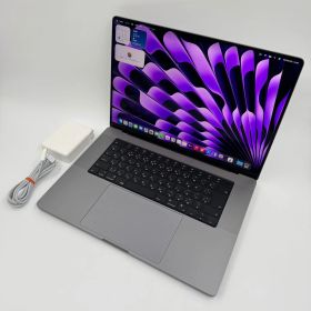 【送料無料】Apple MacBook Pro 16(2021, A2485) M1 Max / RAM 64GB / SSD 2TB / スペースグレー / 充放電回数 : 7 [MC166]
