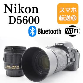 すぐ使える✨Nikon D5600 スマホ転送 ダブルレンズ 一眼レフ