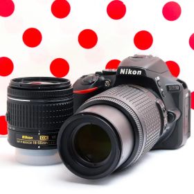Nikon D5600❤高画質・高性能・軽量❤Wi-Fi搭載❤ダブルレンズセット