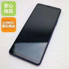 美品 SO-41A Xperia 10 II ブルー スマホ 白ロム 土日祝発送OK 08000