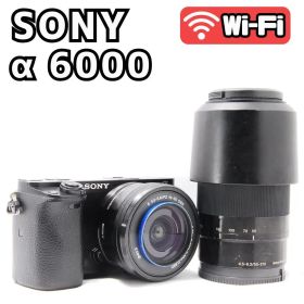 SONY α6000 ミラーレス 16-50mm 55-210mm Wi-Fi