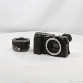 ソフマップ 〔中古品〕 α6000 パワーズームレンズキット ブラック ILCE-6000L【196】