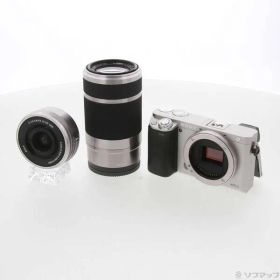 ソフマップ 〔中古品〕 α6000 ダブルズームレンズキット シルバー ILCE-6000Y【295】