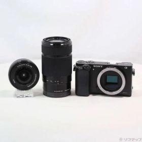 ソフマップ 〔中古品〕 α6000 ILCE-6000Y ブラック ダブルズームレンズキット【349】