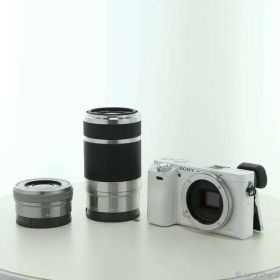 ソフマップ 〔中古品〕 α6000 ダブルズームレンズキット W ILCE-6000Y ホワイト【258】