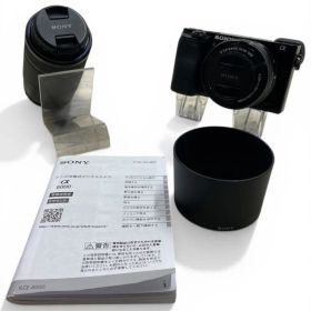 【美品】ソニーミラーレス一眼α6000 ダブルズームレンズ ILCE-6000