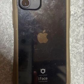 Apple iPhone 12 ブラック iFaceケース付き