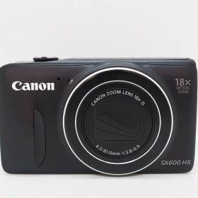 キヤノン Canon コンパクトデジタルカメラ ブラック PowerShot SX600 HS 【中古】