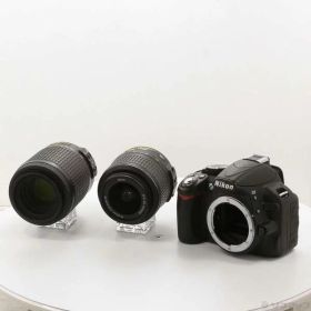 【中古】Nikon(ニコン) Nikon D3100 18-55／55-200mm Wズームキット(1420万画素／SDXC) 【352-ud】