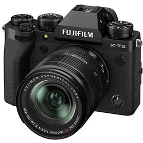 【中古】富士フイルム(FUJIFILM) ミラーレス一眼カメラ X-T5 レンズキット(XF18-55) ブラック F X-T5LK-1855-B(ミラーレス一眼)