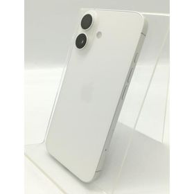 【中古】Apple docomo 【SIMフリー】 iPhone 16 128GB ホワイト MYDR3J/A【秋葉4号】保証期間１ヶ月【ランクB】