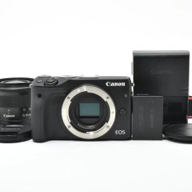 【返品保証】★美品★キヤノン Canon EOS M3 レンズキット EF-M 15-45mm★ L426#7089