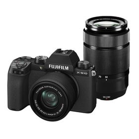 富士フイルム(FUJIFILM) ミラーレスデジタルカメラ X-S10 Wズームレンズキット F X-S10LK-1545/50230 ブラック